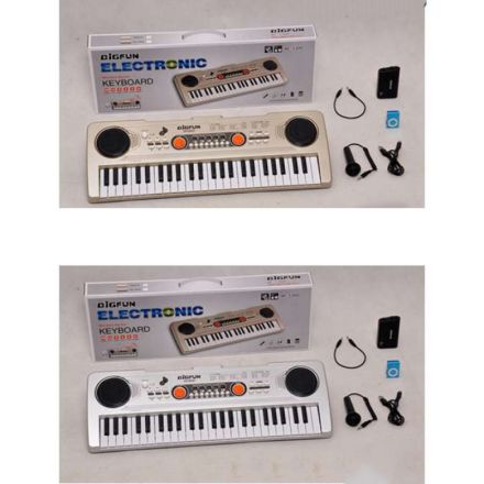 Синтезатор BF-530D4 49 клавіш, мікрофон, MP3,запис,16 тонів,MP3плеєр (TFслот,USB вхід),муз