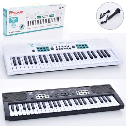 Синтезатор BX-1682A-B 49 клавіш, мікрофон, запис, демо, USB, 2 кольори,