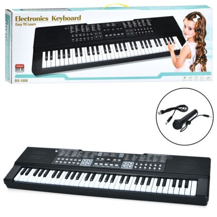 Синтезатор BX-1688 61 клавіша, мікрофон, запис, USB, від мережі