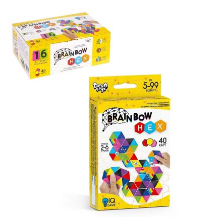 'Настольная развлекательная игра ''Brainbow HEX'' G-BRH-01-01 (32) ''Danko Toys'''