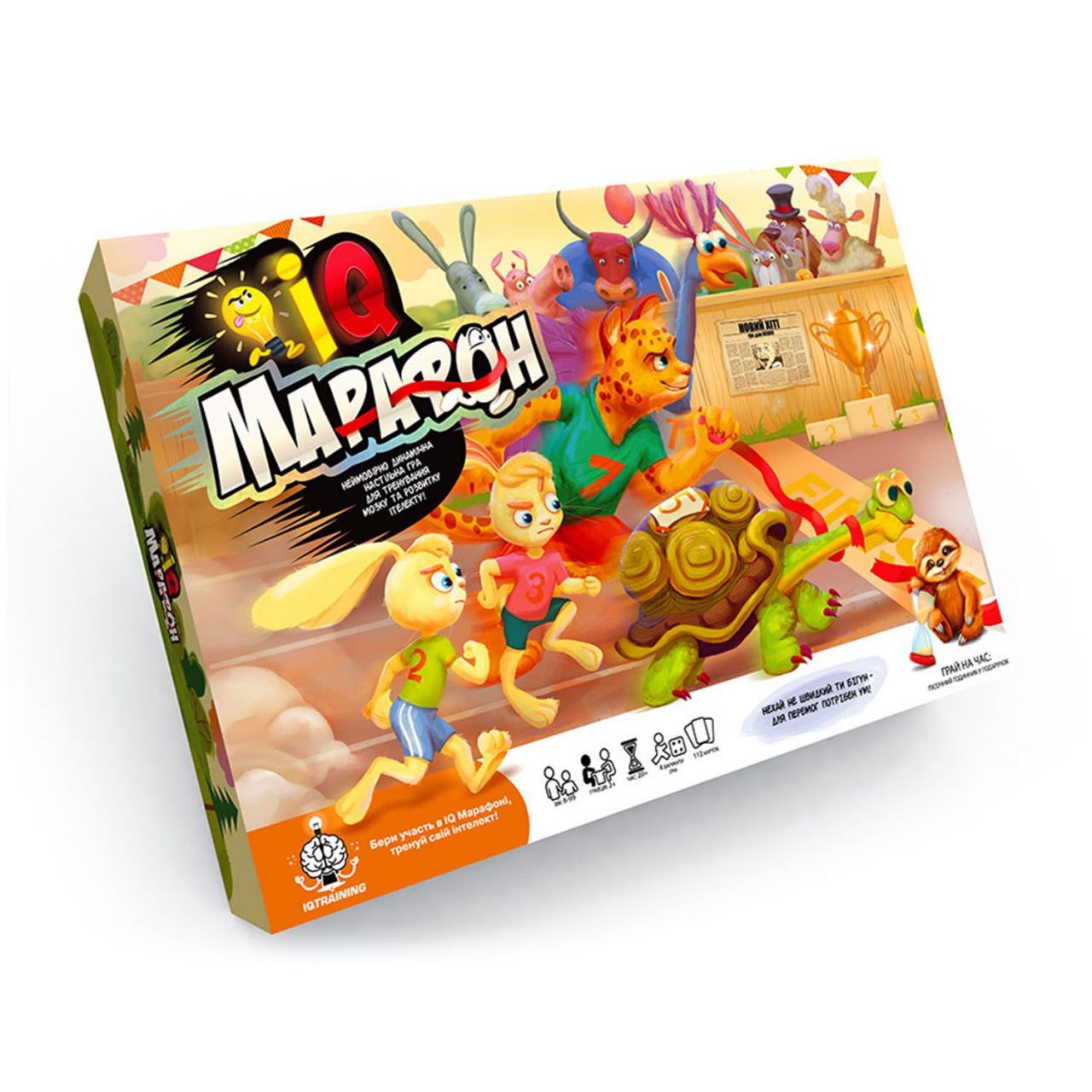 'Настольная игра ''IQ Марафон'' укр. G-IQM-01-01U  ''Danko Toys'''