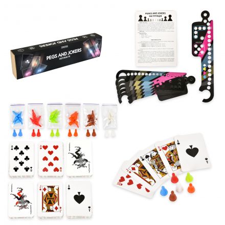 Настільна гра Pegs and Jokers Strateg українською мовою (30348)