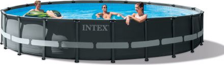 Басейн каркас арт. 26334 (1шт) ULTRA XTR® FRAME POOL 610*122 см з фільтр насосом, драбиною, підстилкою та тентом