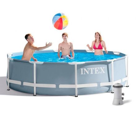 Intex Басейн каркасний 26702 NP (1) від 6 років, насос та фільтр у комплекті, 4485л, 305х76 см