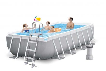 Intex Басейн каркасний 26790 NP (1) драбина, насос-фільтр