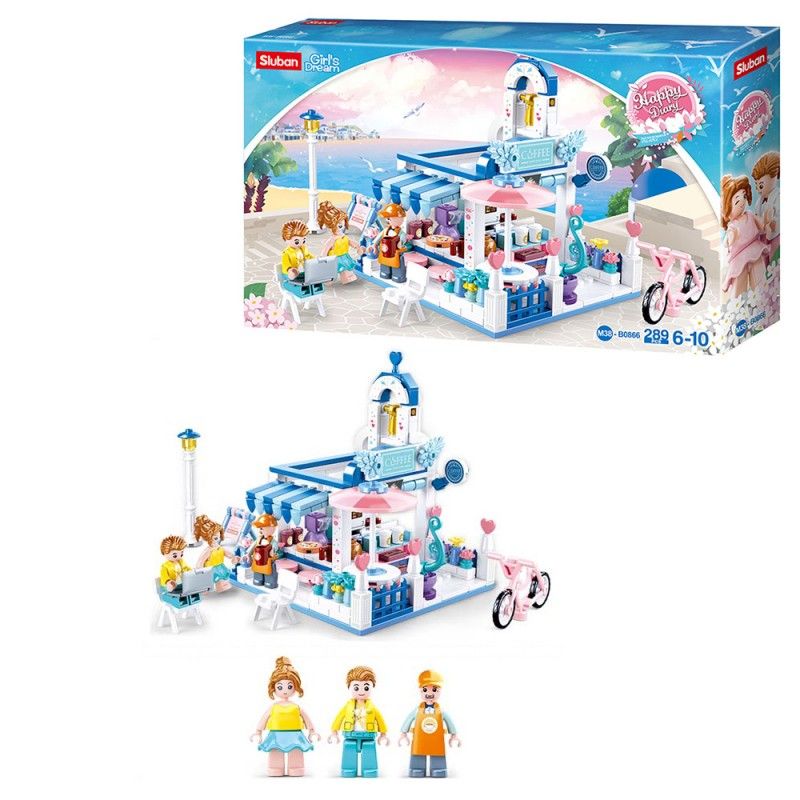 Конструктор SLUBAN M38-B0866 "Happy Diary": Кафе, 289 дет