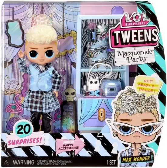 Ігровий набір із лялькою LOL Surprise Tweens Masquerade Party Max Wonder Макс Вондер 584131