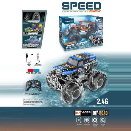 Джип на радіокеруванні XB 1254 (24) 2 види, акум. 3.7V, USB кабель, пульт 2.4 GHz, масштаб 1:16, гумові колеса, водонепроникна