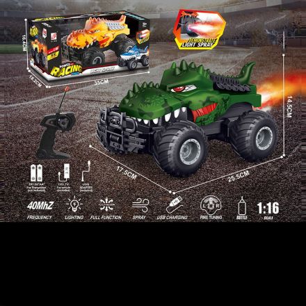 Машина на радіокеруванні ZJ 238-90 A (24) 2 кольори, акумулятор 3.7 V, пульт, масштаб 1:16, підсвічування, парогенератор, гумові шини