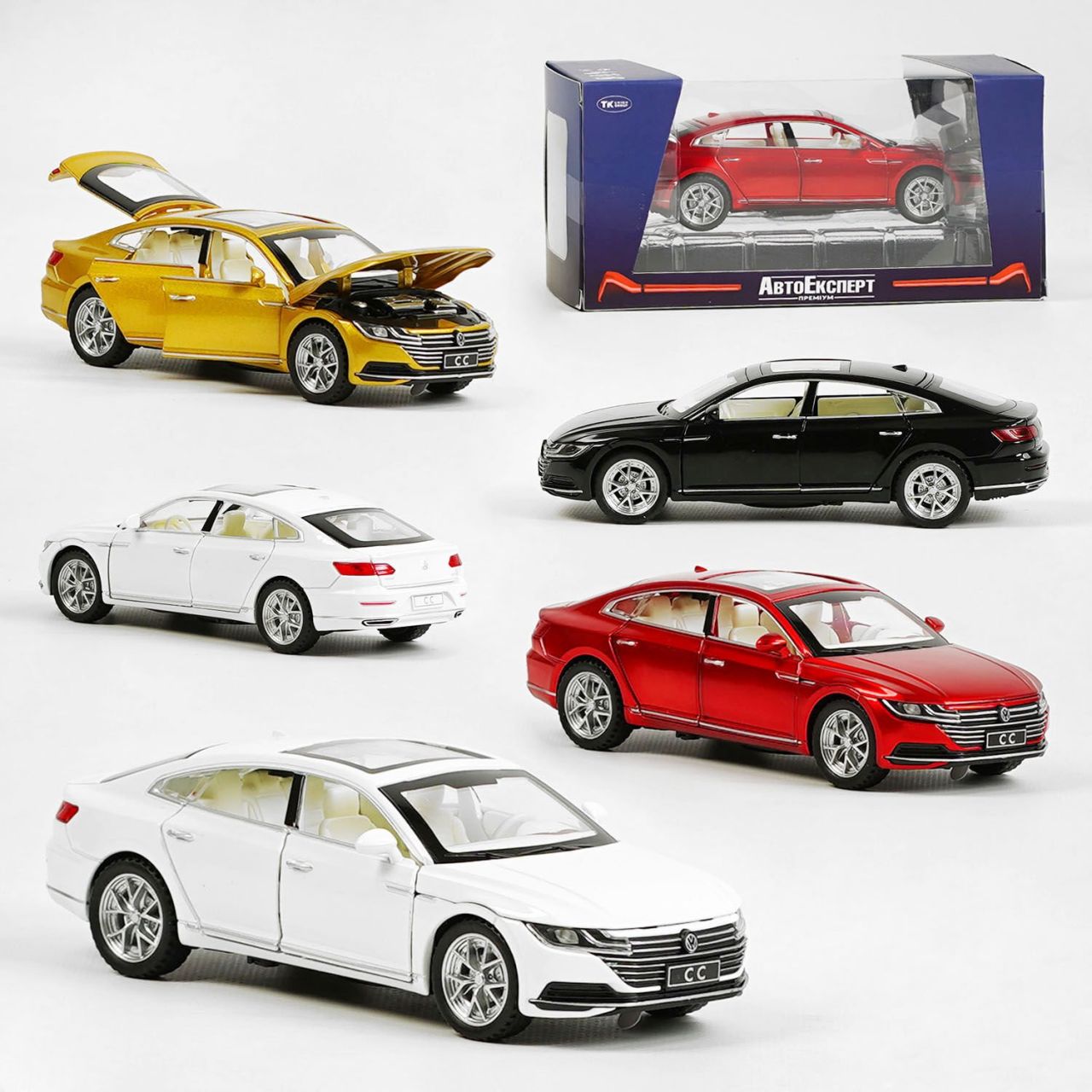Машинка GT - 01200 (72/2) "Авто Експерт", 4 кольори, металопластик, масштаб 1:32, звук, світло, інерція, рухомі елементи