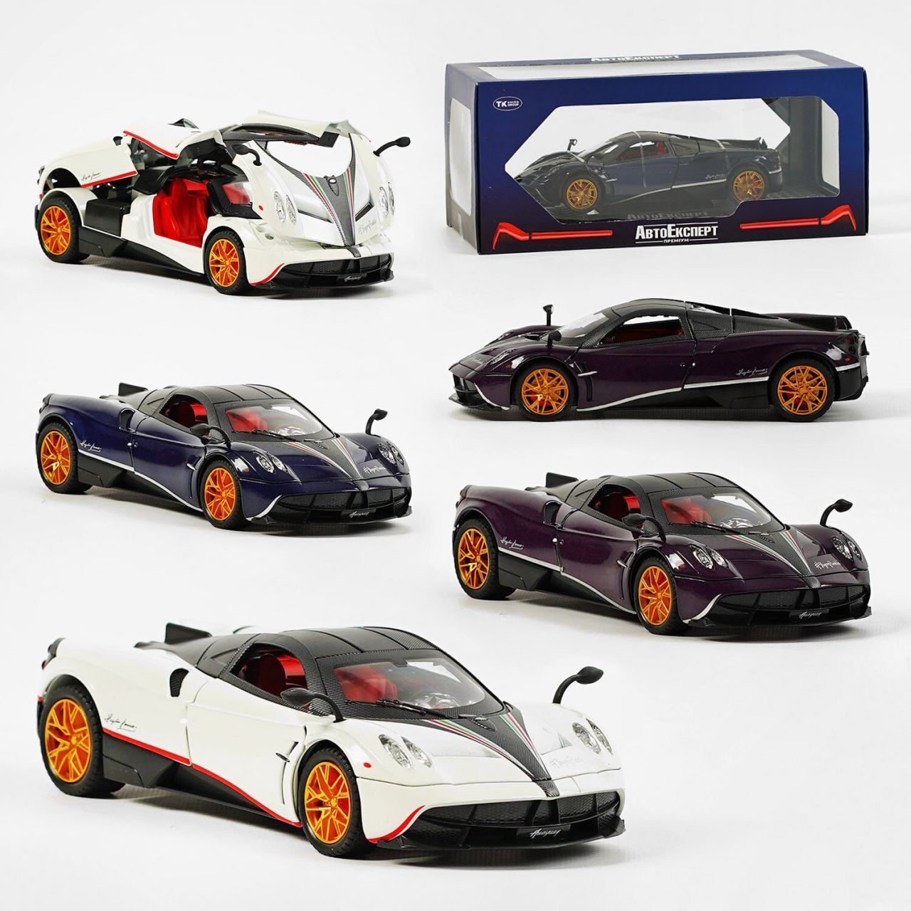 Машинка GT - 01557 (24/2) "Авто Експерт", 2 кольори, металопластик, 1:24, звук, світло, інерція, рухомі елементи, у коробці, ВИДАЄТЬСЯ МІКС