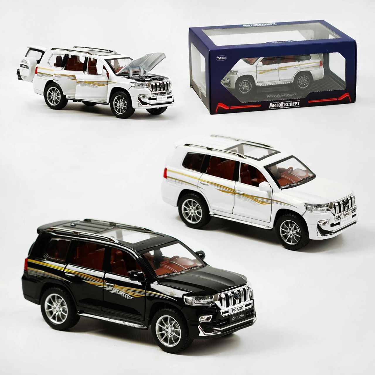 Машинка GT - 01744 (24/2) "Авто Експерт", 2 кольори, металопластик, 1:24, звук, світло, інерція