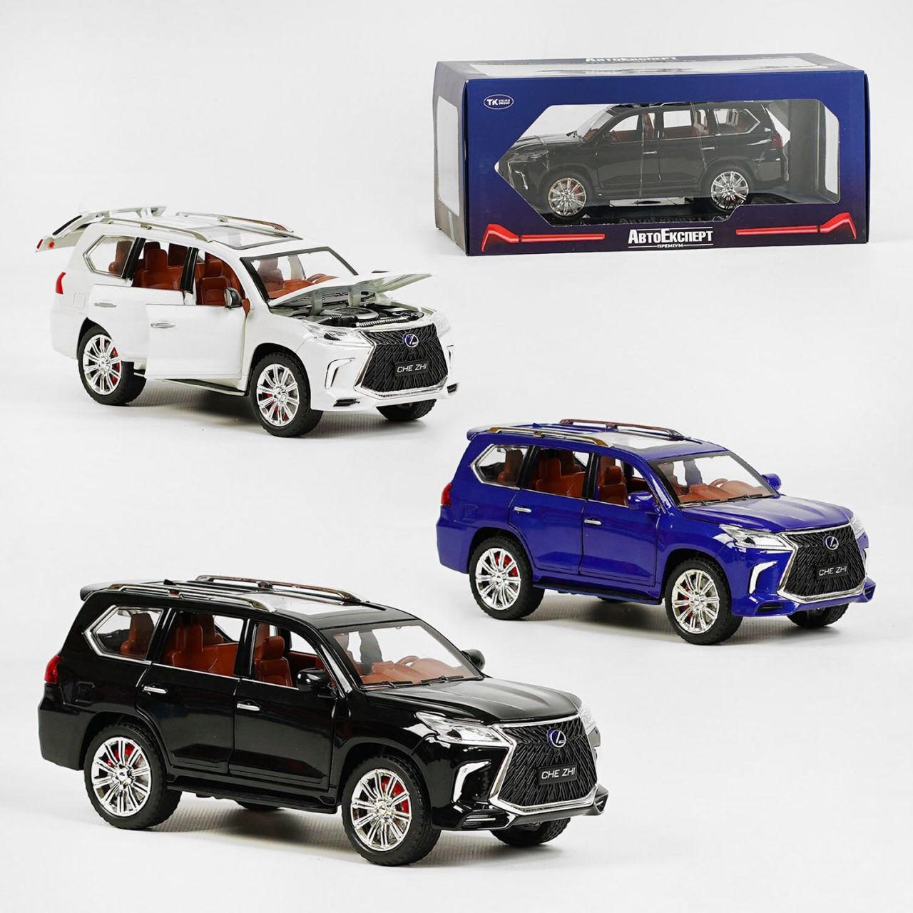Машинка GT- 02063 (24/2) 3 види, "АвтоЕксперт", металопластик, 1:24, звук, світло, інерція, рухомі елементи, у коробці, ВИДАЄТЬСЯ МІКС