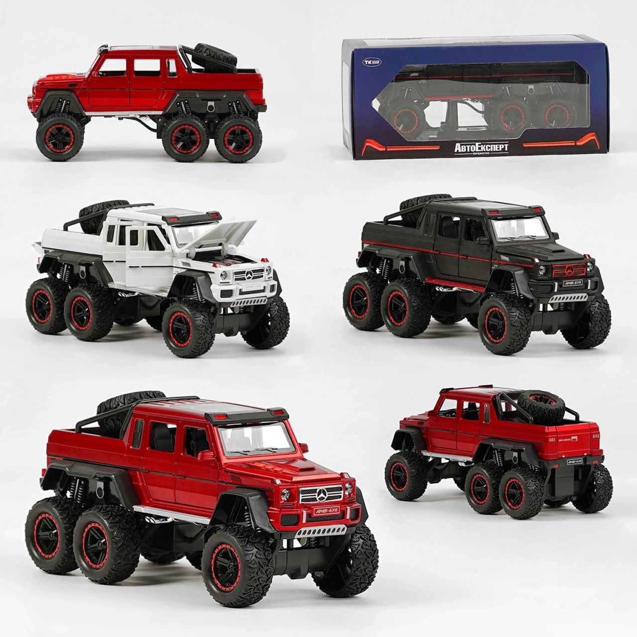 Машинка GT - 07906 (24/2) "Авто Експерт", 3 кольори, металопластик, 1:24, звук, світло, інерція, рухомі елементи, у коробці, ВИДАЄТЬСЯ МІКС