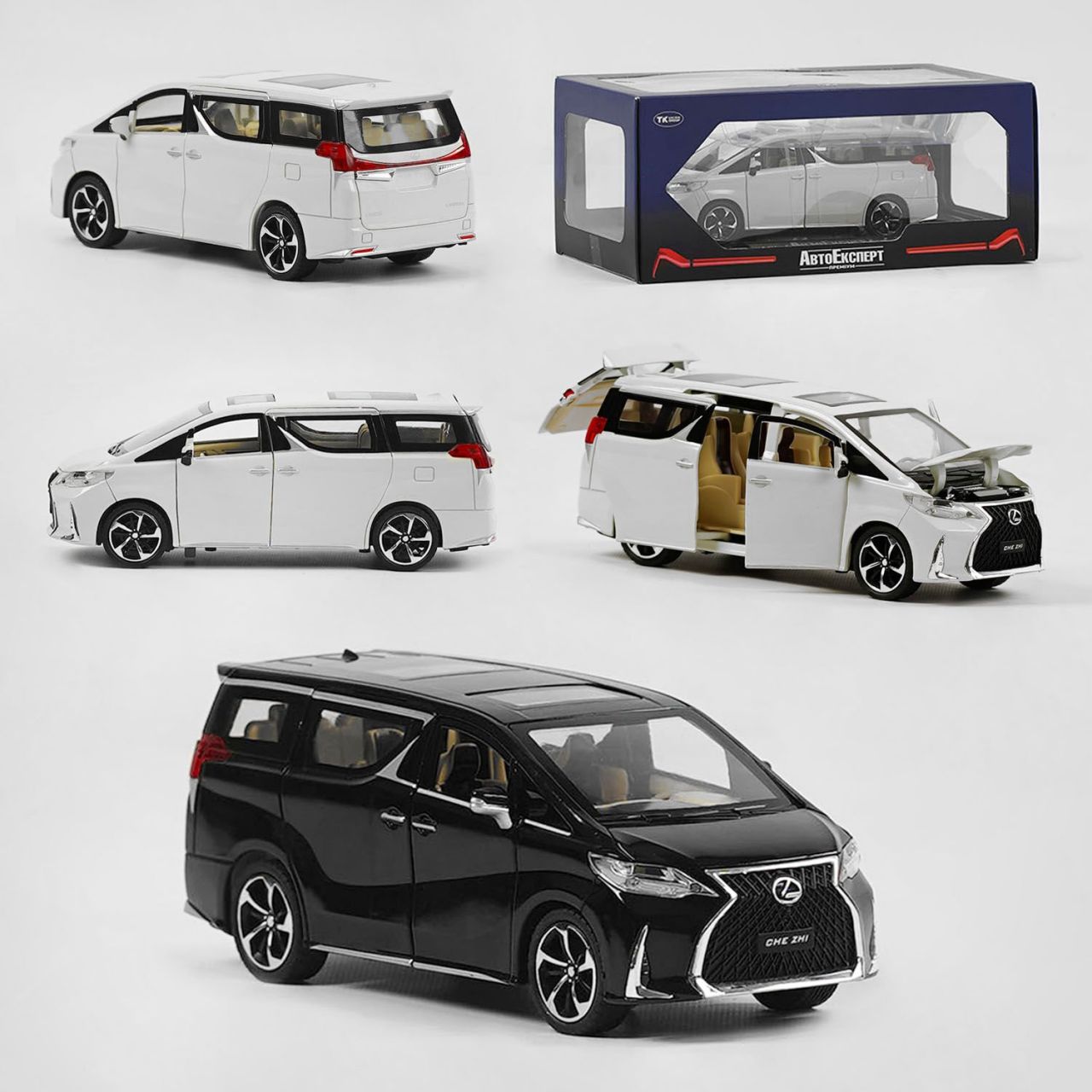 Машинка GT - 09480 (24/2) "Авто Експерт", 2 кольори, металопластик, 1:24, звук, світло, інерція