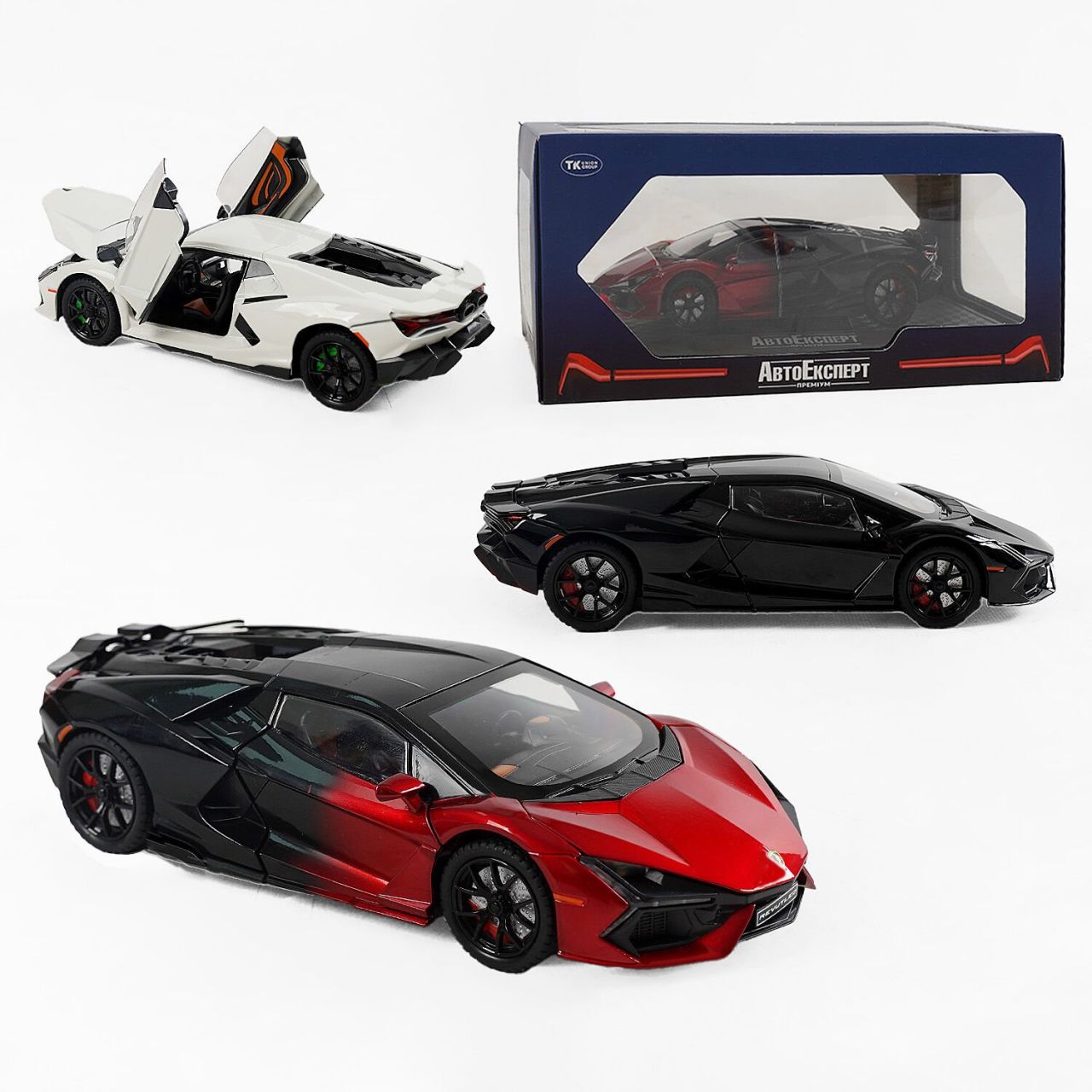 Машинка GT - 11732 (24) "Авто Експерт", металопластик, 1:24, звук, світло, інерція, відкриваються двері