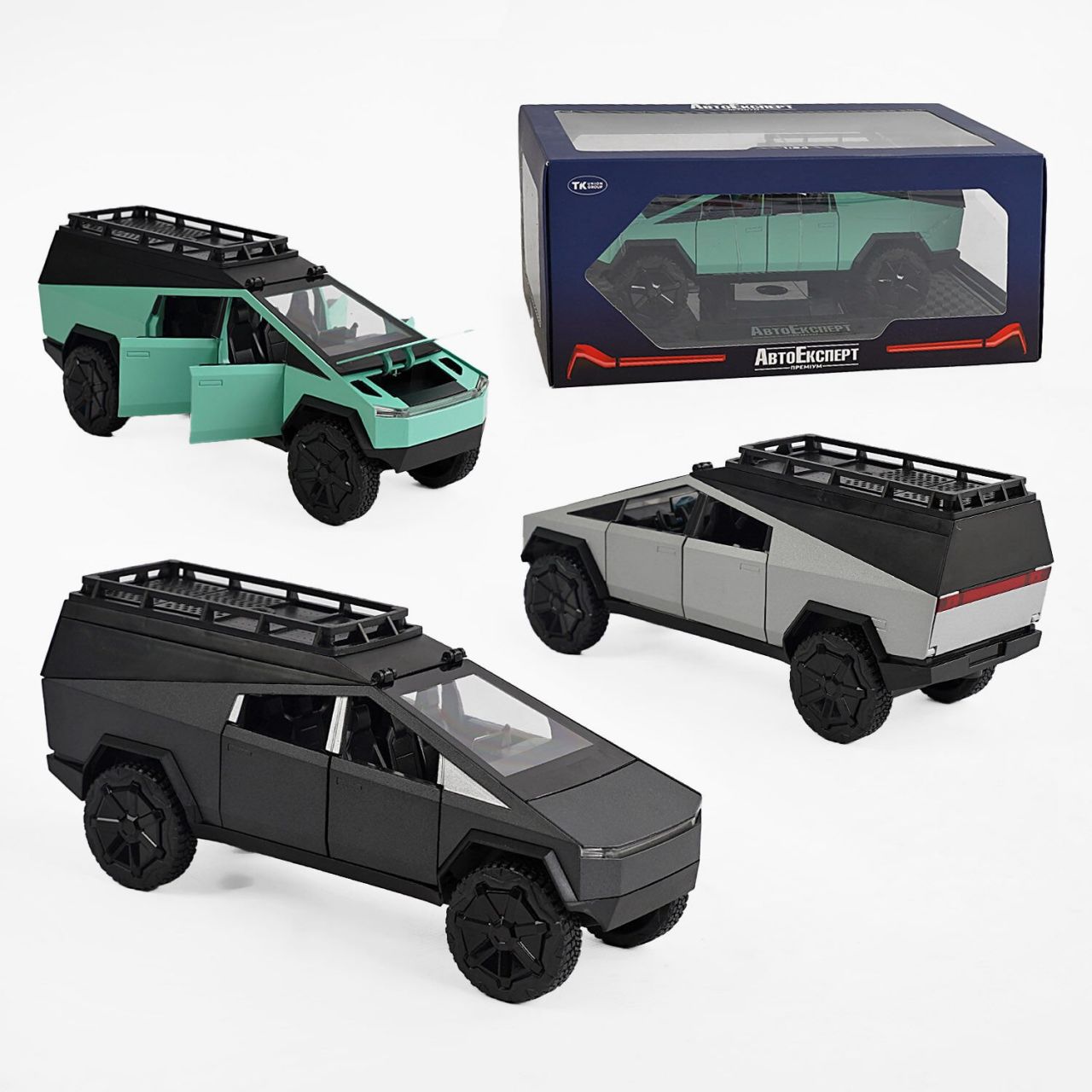 Машинка GT - 17369 (24) "Авто Експерт", 3 кольори, металопластик, 1:24, звук, світло, інерція, відчиняються двері, багажник, дах