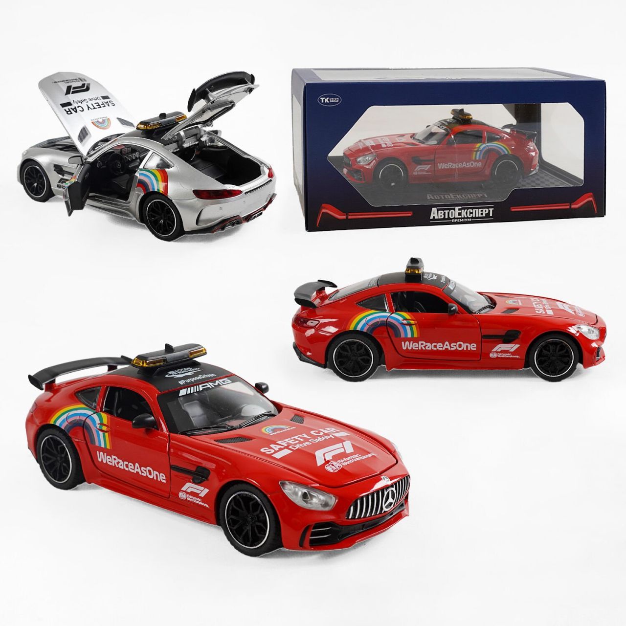 Машинка GT - 29500 (24/2) "Авто Експерт", 2 види, металопластик, 1:24, звук, світло, інерція, відкриваються двері