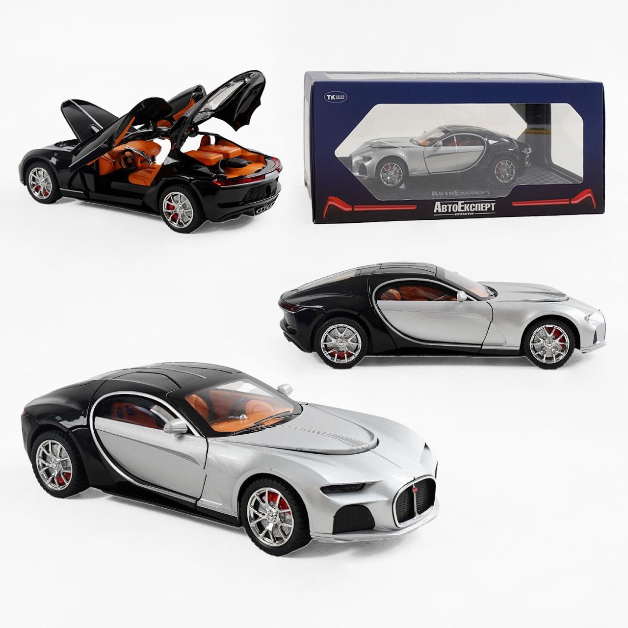 Машинка GT - 70150 "Авто Експерт", 2 види, металопластик, 1:24, 2 валізки, парогенерація, звук, світло, інерція, відкриваються двері