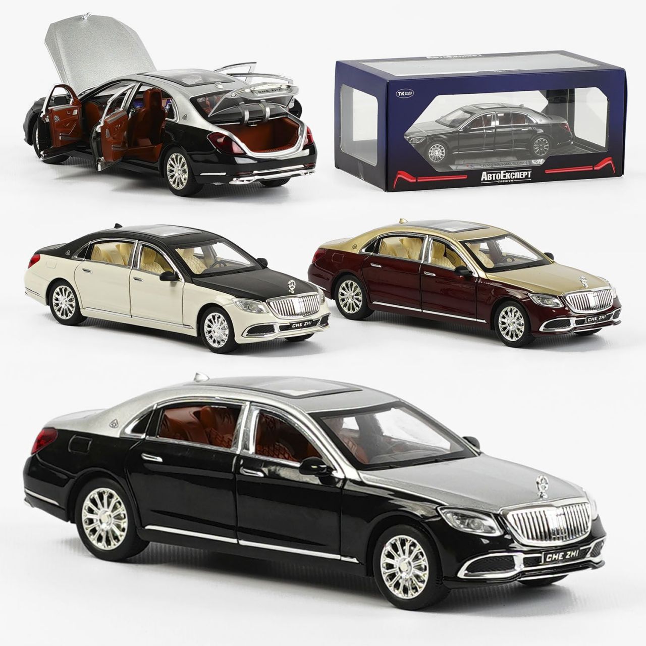 Машина металопластик GT - 7618 "Авто Експерт Преміум" 1:24, звук, світло, інерція, відчиняються двері, багажник, капот ВИДАЄТЬСЯ ТІЛЬКИ МІКС