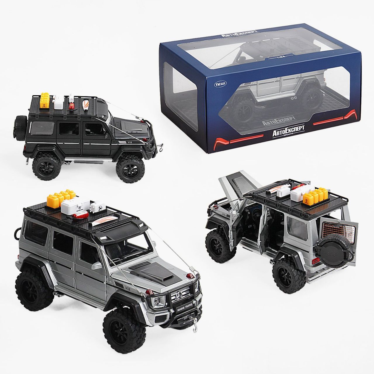 Машина GT-8480 (24) "Авто Експерт Преміум", 2 кольори, металопластик, 1:24, звук, світло, інерція