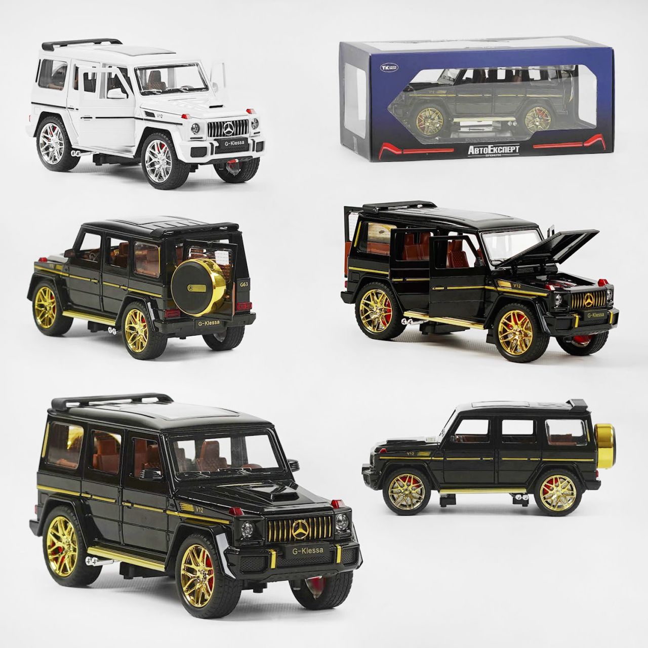 Машинка GT - 08116 (24/2) "Авто Експерт", 2 кольори, металопластик, 1:24, звук, світло, інерція