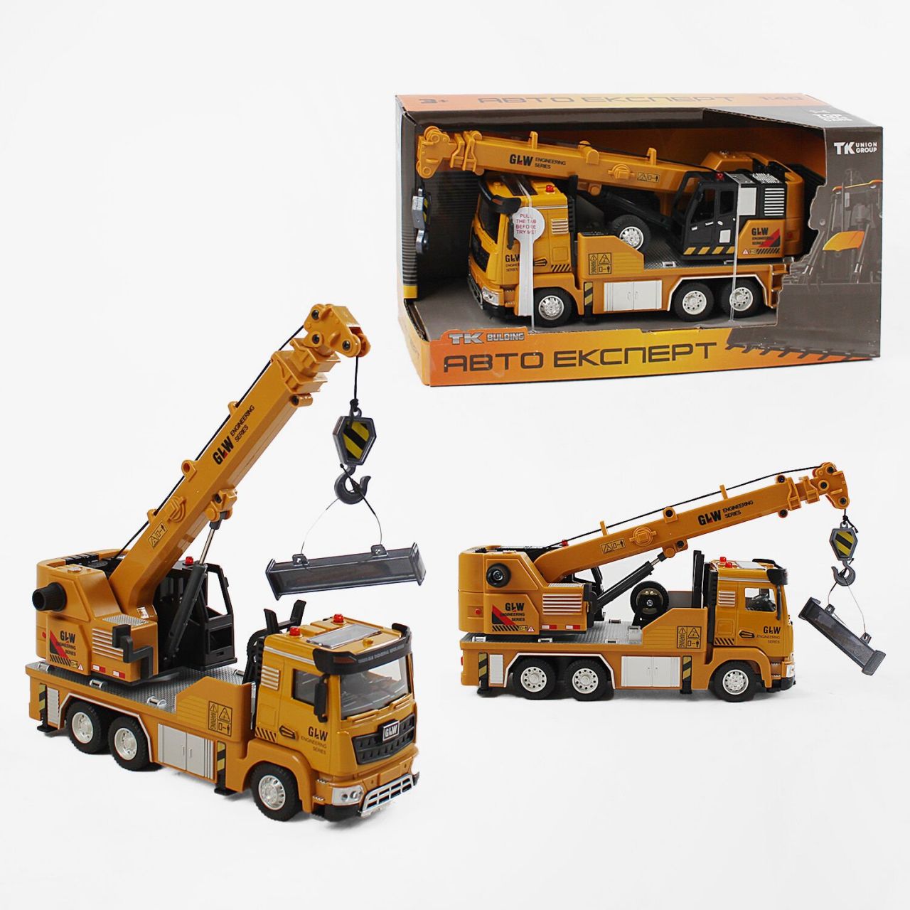 Спецтехніка TK-49322 (36) "Авто Експерт", металопластик, 1:40, звук, світло, інерція, рухомі елементи