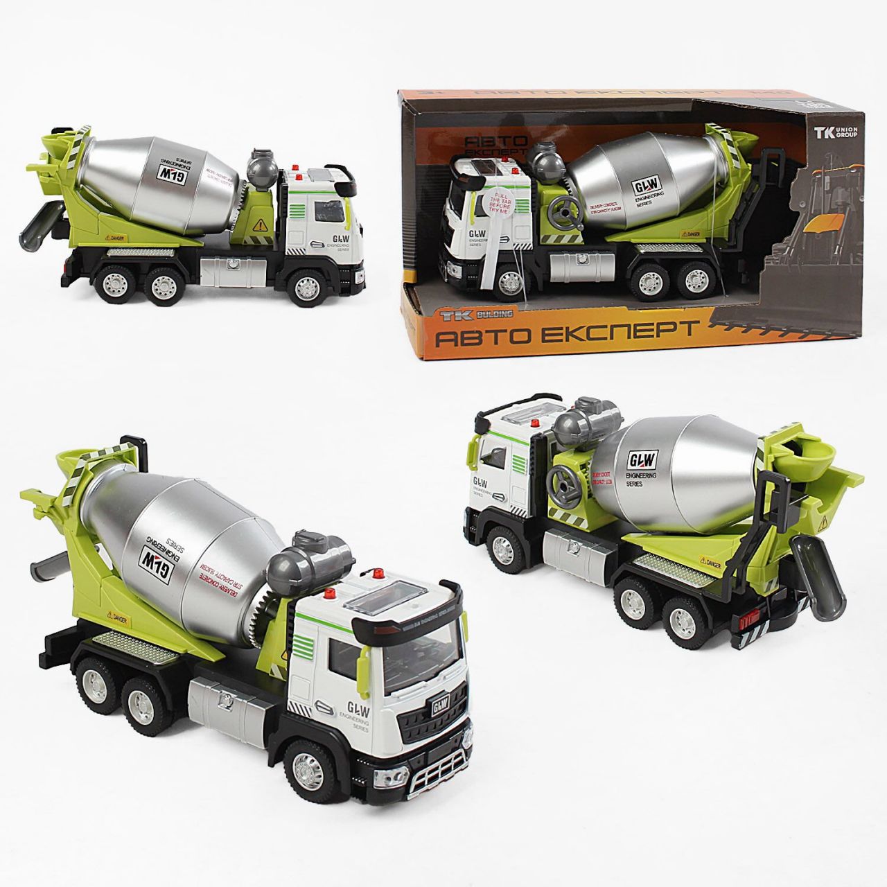 Спецтехніка TK-63890 (36) "Авто Експерт", металопластик, 1:40, звук, світло, інерція, рухомі елементи