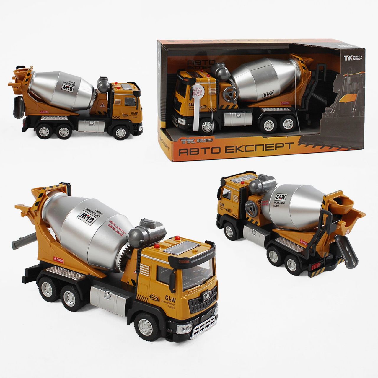 Спецтехніка TK-72369 (36) "Авто Експерт", металопластик, 1:40, звук, світло, інерція, рухомі елементи