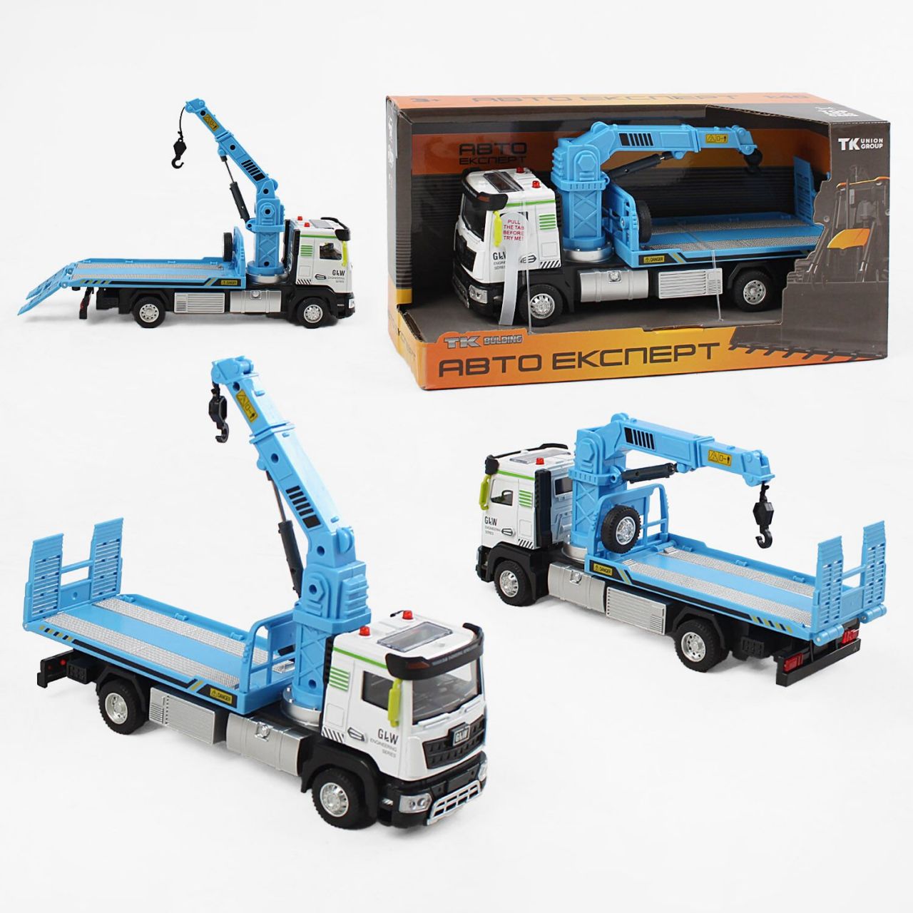 Спецтехніка TK-74231 (36) "Авто Експерт", металопластик, 1:40, звук, світло, інерція, рухомі елементи
