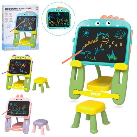 LCD планшет W5002-1-2-3 для малюв.,13 дюймів,кольоров.,мольберт,стільчик,3види,бат