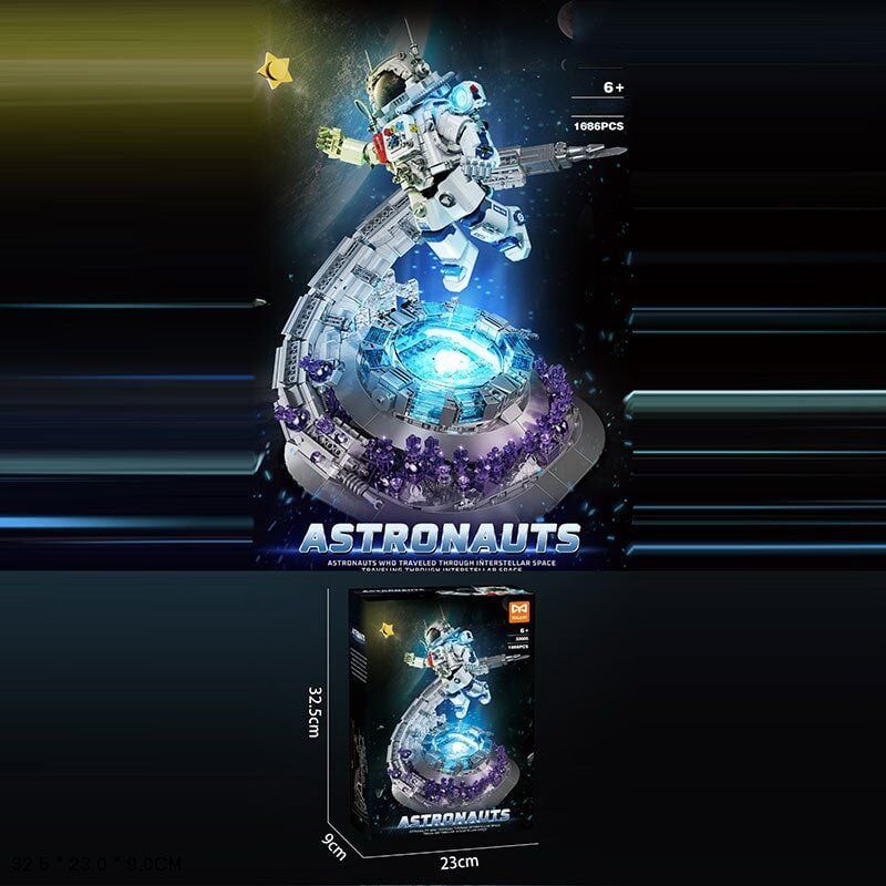Конструктор 33005 (12) “Космонавт”, 1686 елементів, підсвічування, рухливі елементи