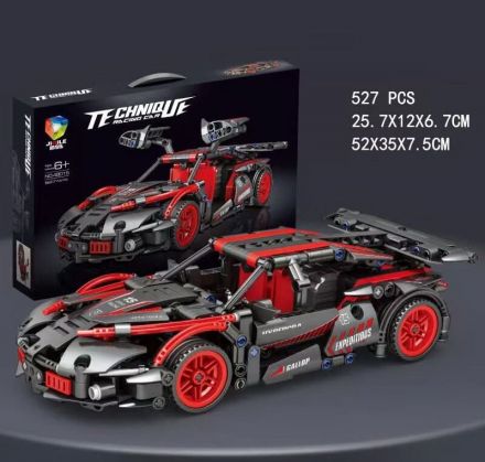 Конструктор 48015 (18/2) “Машина”, 525 деталей, інерція, гумові колеса