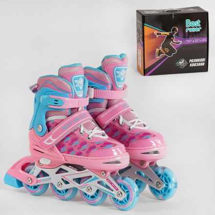 Ролики 33169-L Best Roller /размер 38-42/ РОЗОВЫЙ
