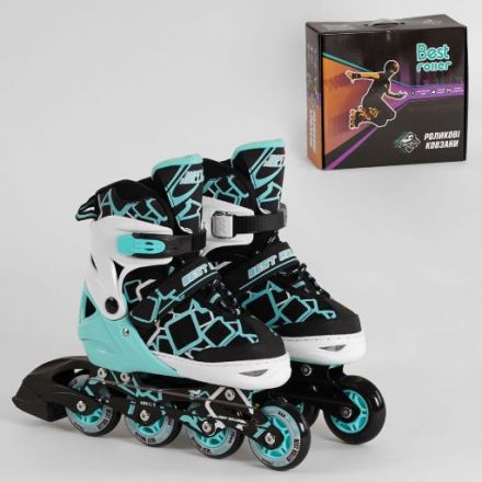 Ролики 4414-М Best Roller /размер 35-38/БИРЮЗОВЫЙ