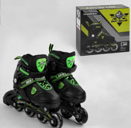 Ролики 10122-S Best Roller /розмір 31-34/ЗЕЛЕНІ
