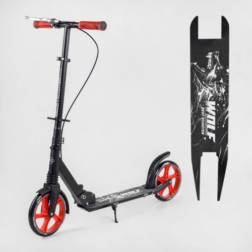 Самокат двухколесный 18342 ''Best Scooter'' ''WOLF'' колеса PU 20 см