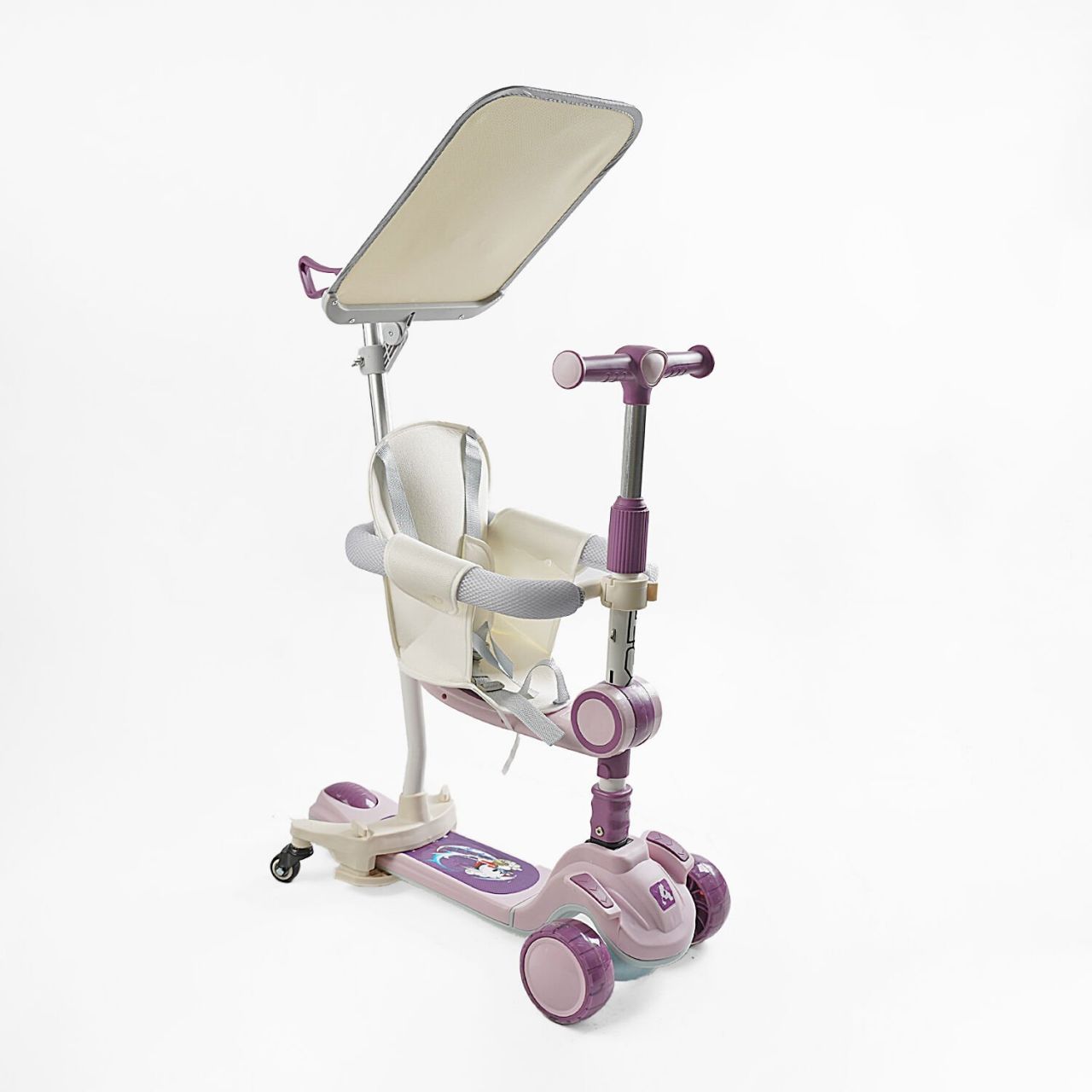 мокат 5в1 "Skyper" FJ-33822 (4) колеса PU125х40мм зі світлом, укр озвучування та підсвічування платформи,с ДОП. КОЛЕСАМИ