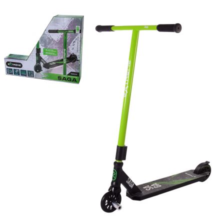 Самокат трюковий 2-х коліс. арт. TR21007 (4шт) GREEN, Extreme Motion SAGA