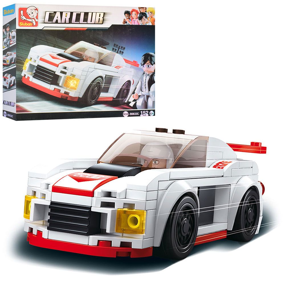 Конструктор SLUBAN M38-B0633C "Car Club": машина, фігурка, 152 дет