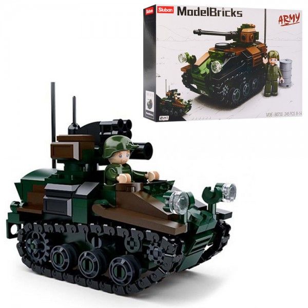 Конструктор SLUBAN M38-B0750 "Model Bricks": Військовий бронетранспортер, 245 дет