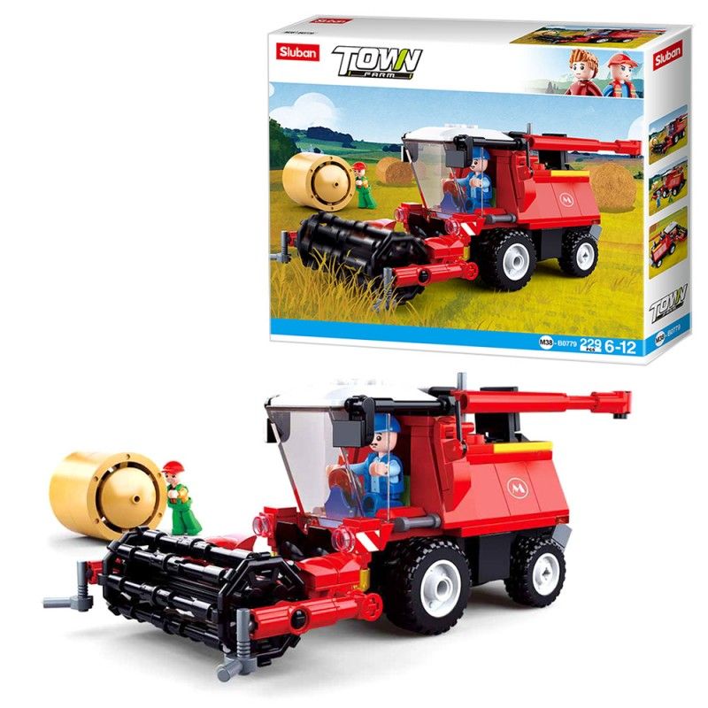 Конструктор SLUBAN M38-B0779 "Town": Комбайн, 229 дет