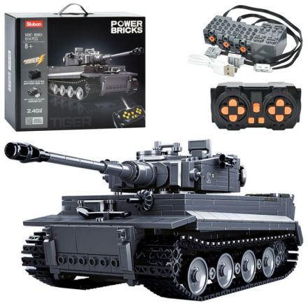 Конструктор SLUBAN M38-B0851 танк, радіокер., 2.4G, акум., 814 дет., USB
