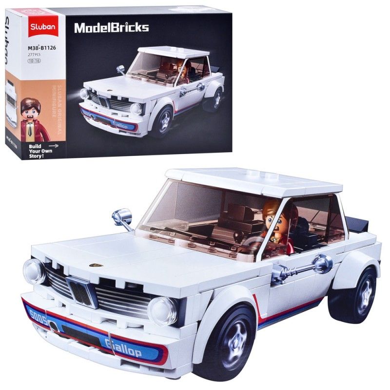 Конструктор SLUBAN M38-B1126 "Model Bricks": Класичний автомобіль, 277 дет