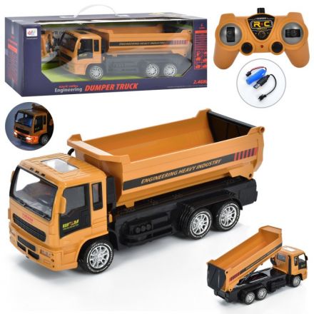 Самоскид 690-A2 радіокер. 2,4G, акум., USB, гум. колеса, рухомий кузов, світло