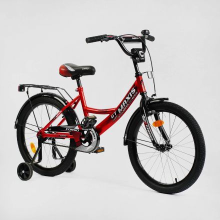 Велосипед 20'' дюймів 2-х колісний ''CORSO''CL-20671 (ручне гальмо, дзвіночок, дод. колеса)