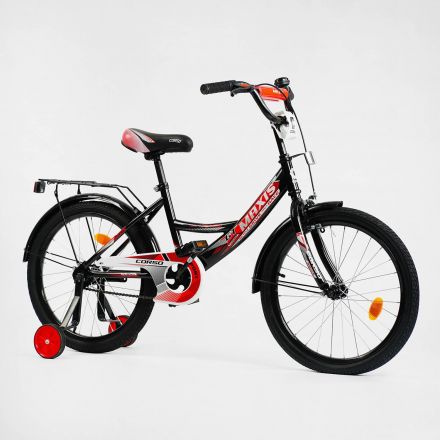 Велосипед 20'' дюймів 2-х колісний ''CORSO'' CL-20550 (ручне гальмо, дзвіночок, дод. колеса)