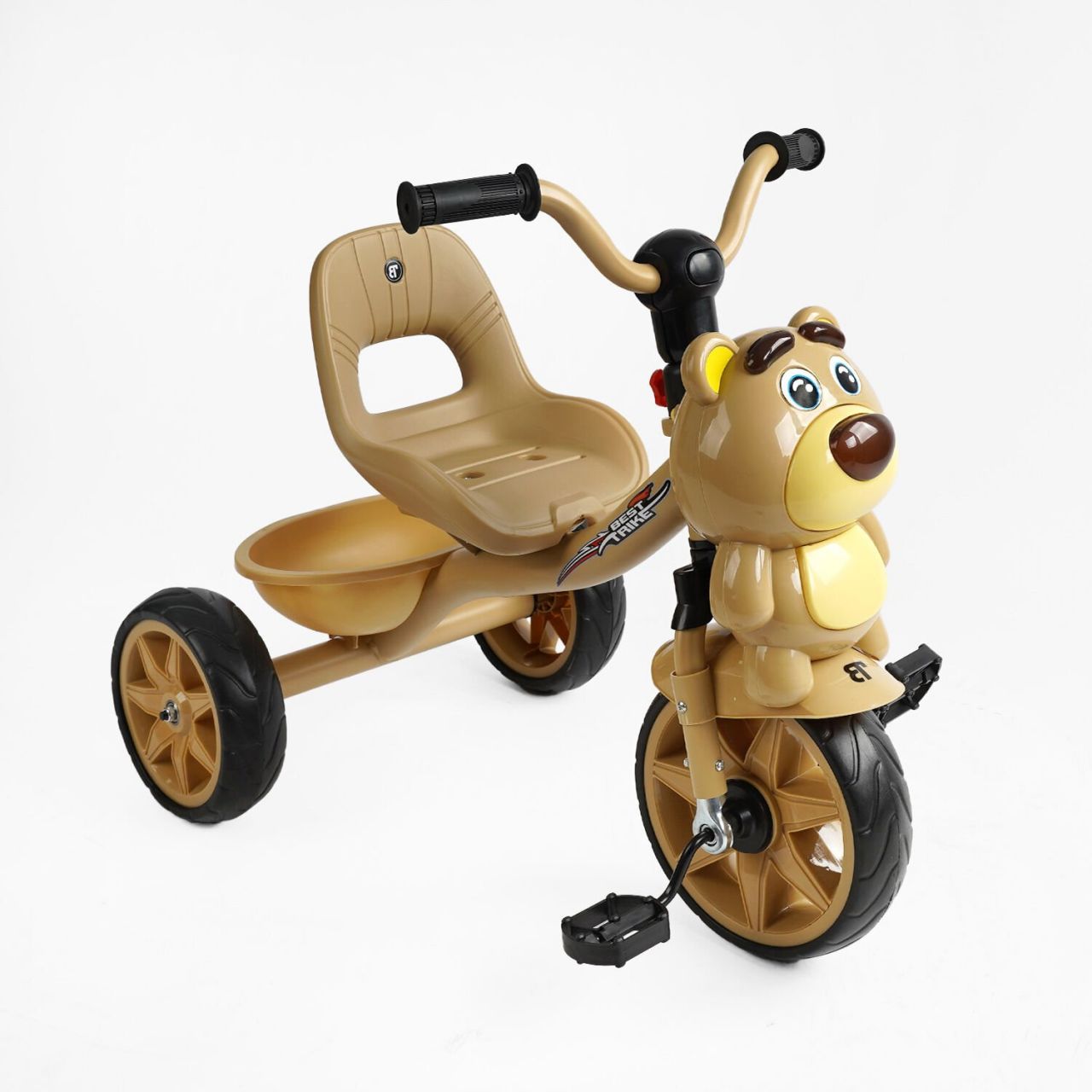 Велосипед 3-х колісний BS-30508 "Best Trike" (1) колеса EVA переднє 10’’, заднє 8’’, сталева рама, УКР. ОЗВУЧУВАННЯ, кошик