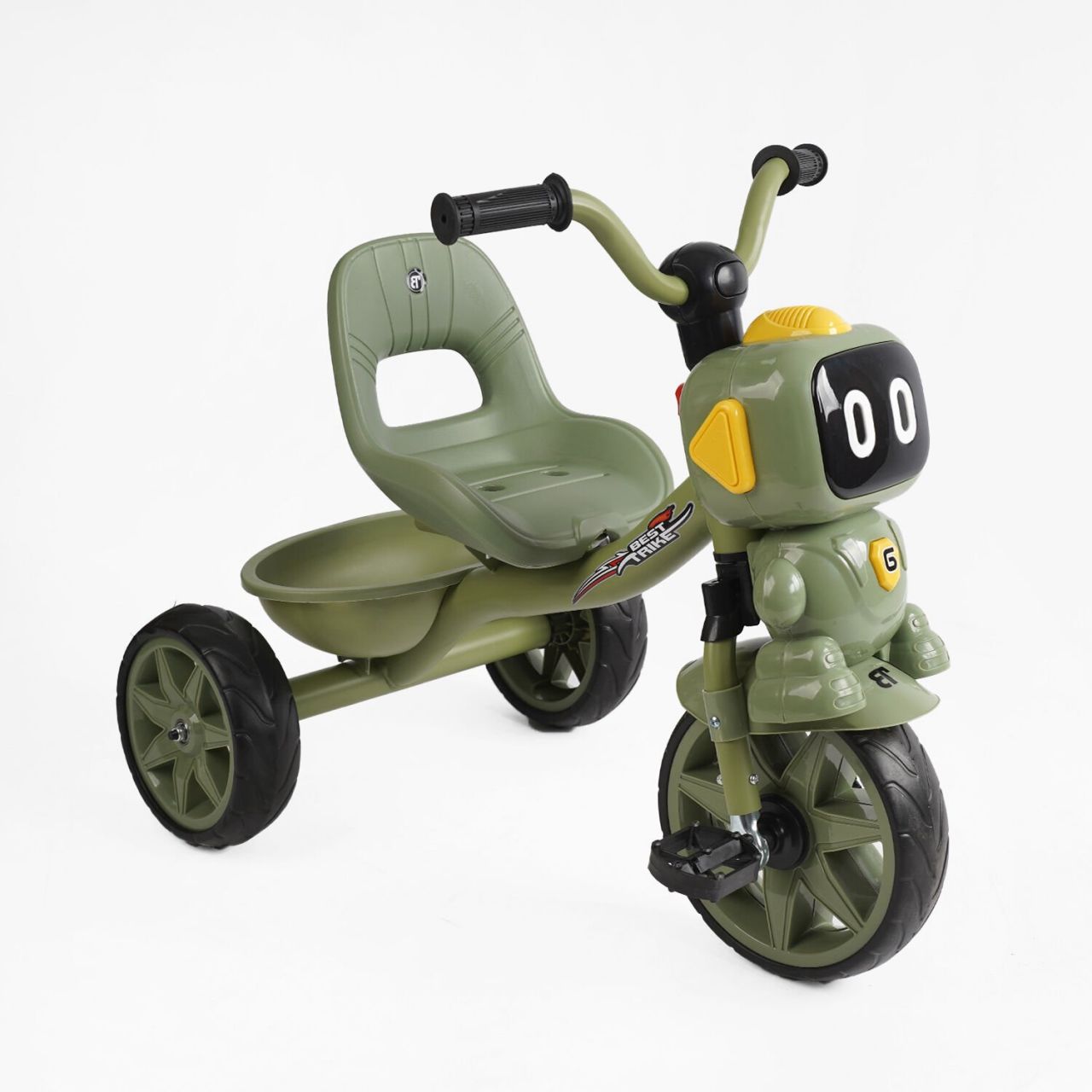 Велосипед 3-х колісний BS-50570 "Best Trike" (1) колеса EVA переднє 10’’, заднє 8’’, сталева рама, УКР. ОЗВУЧУВАННЯ, кошик