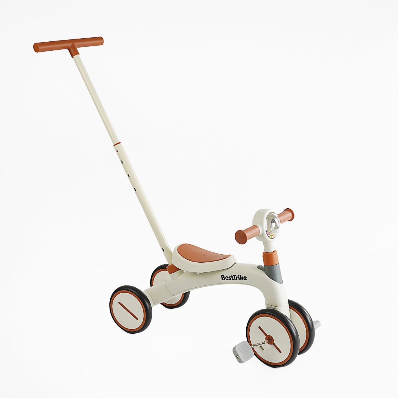 Велосипед 3-х кол. BST-307 Best Trike (1) матеріал рами нейлон, колеса передні 8``, задні 6``, батьківська ручка